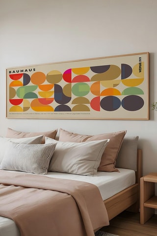 Tableau Bauhaus - 33 x 70 cm