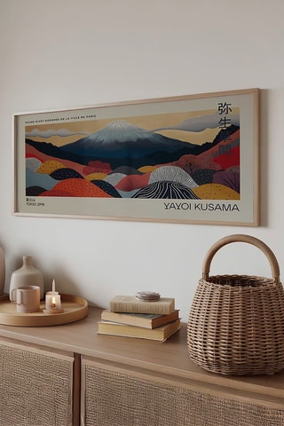 Tableau Yayoi Kusama - 33 x 70 cm