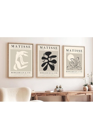 3 tableaux - Matisse - 50 x 35 cm