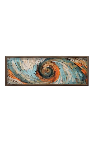 Peinture décorative encadrée en MDF Sophie2 - 120 x 40 cm