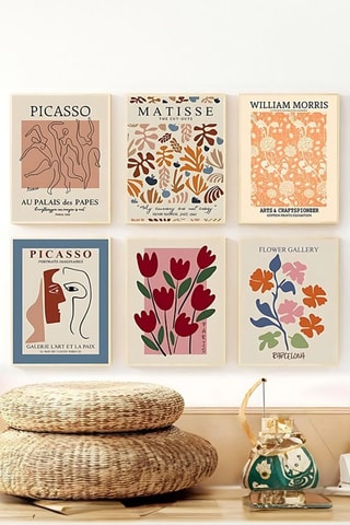 6 tableaux - 33 x 48 cm