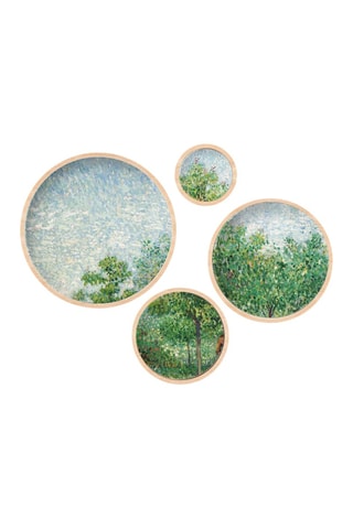 4 tableaux - 45 x 45 cm / 36 x 36 cm / 27 x 27 cm / 18 x 18 cm