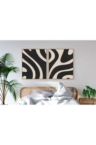 2 tableaux en MDF Aimé - 50 x 70 cm