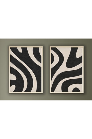 2 tableaux en MDF Aimé - 50 x 70 cm