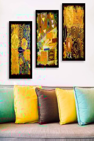 3 tableaux - 20 x 50 cm