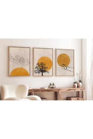 3 tableaux en MDF Léonne - 50 x 70 cm