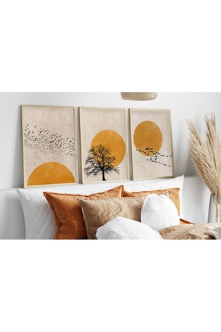 3 tableaux en MDF Léonne - 50 x 70 cm