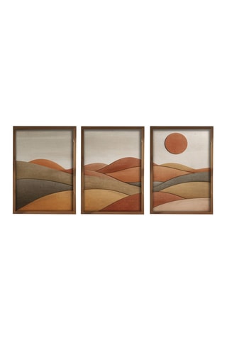 3 tableaux en MDF Lillian