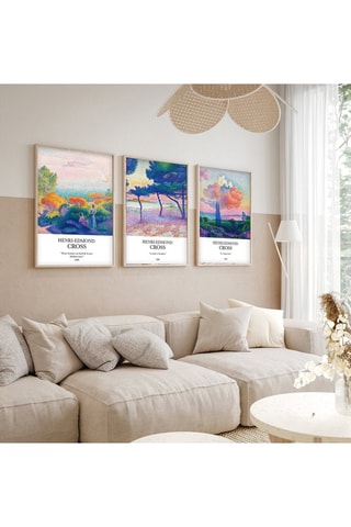 3 tableaux - Henri-Edmond Cross