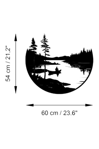 Décoration murale - Noir - 54 x 60 cm