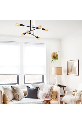 Plafonnier Flower - Noir