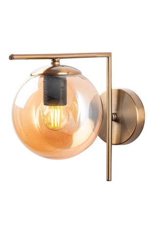 Applique murale - Cuivré et blanc