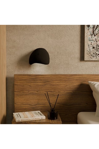 2 appliques murales Wabi Sabi Arcus - Noir - 2 x 40 W