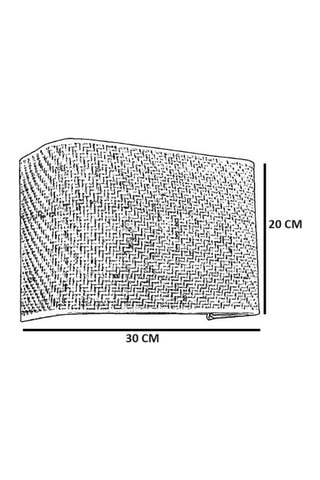 Applique murale - Imitation rotin - 40 W