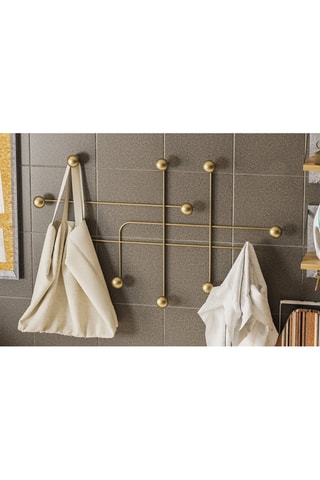 Porte-manteau - Doré - 107 x 64 x 10 cm