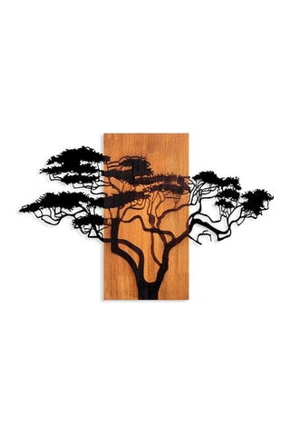 Décoration murale Acacacia - Naturel et noir