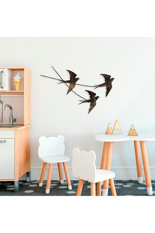 Décoration murale Wallow Noir vieilli