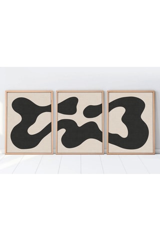 3 tableaux en bois massif