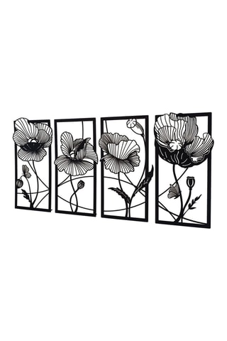 Décoration murale Blossom - 135 x 63 cm - Noir