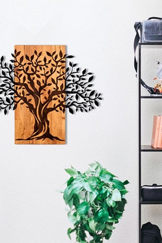 Décoration murale Sögüt - 72 x 58 cm - Naturel