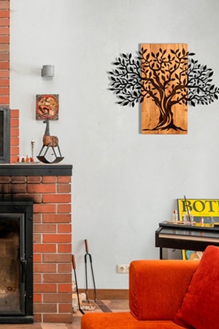 Décoration murale Sögüt - 72 x 58 cm - Naturel