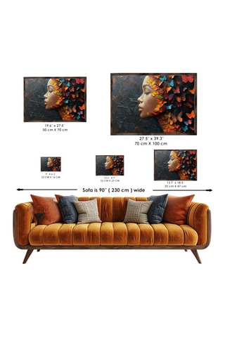 Tableau en MDF René3 - 35 x 47 cm