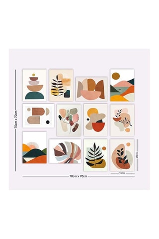 12 tableaux - 20 x 15 cm