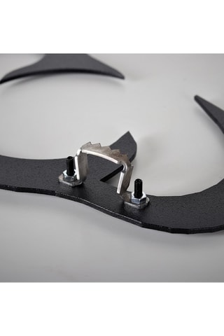 Décoration murale World Map Silhouette XL - 85 x 170 cm - Noir