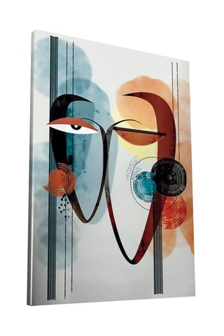 Peinture décorative sur toile Mael - 50 x 70 cm