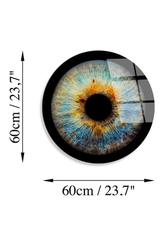 Tableau en verre trempé Édouard - 60 cm