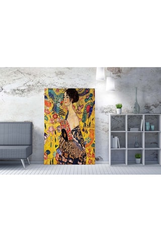 Tableau "La Femme à l'éventail" - Gustav Klimt - 50 x 70 cm - Reproduction
