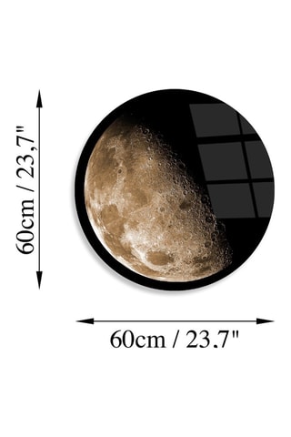 Tableau en verre trempé Désiré - 60 cm