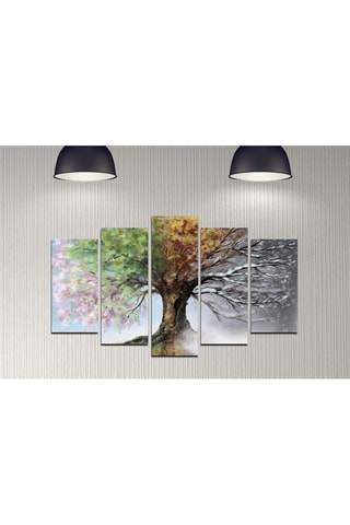 5 tableaux Patrice - 20 x 50 / 20 x 40 / 20 x 60 cm