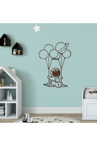 Décoration murale Rusty Astro - Marron - 44 x 70 cm