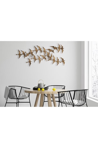 Décoration murale Sahika - Doré - 112 x 11 x 50 cm