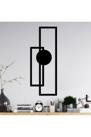 Décoration murale - Noir - 32 x 85 x 1,5 cm