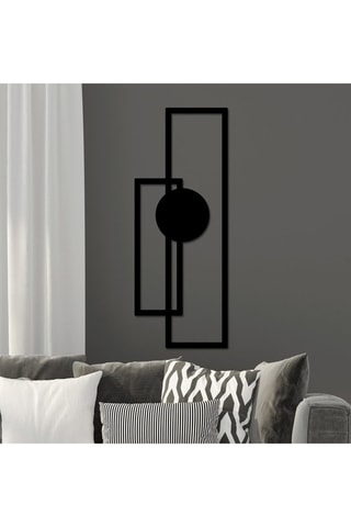 Décoration murale - Noir - 32 x 85 x 1,5 cm