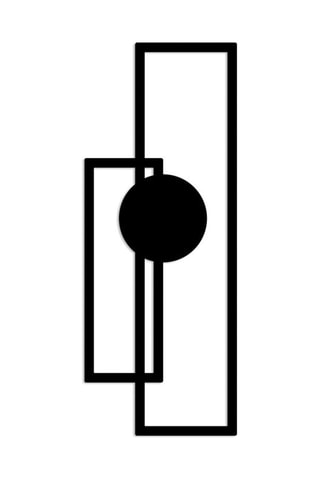 Décoration murale - Noir - 32 x 85 x 1,5 cm