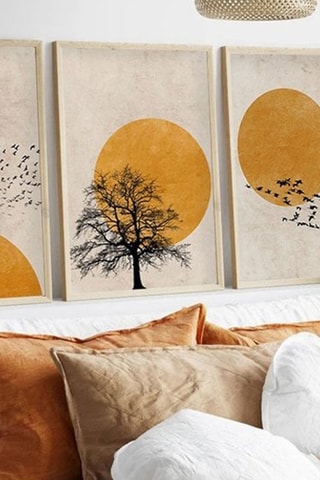 3 tableaux en bois massif Huhu