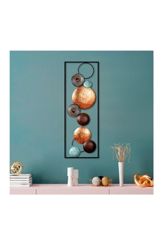 Décoration murale Textured - 
Doré et bleu