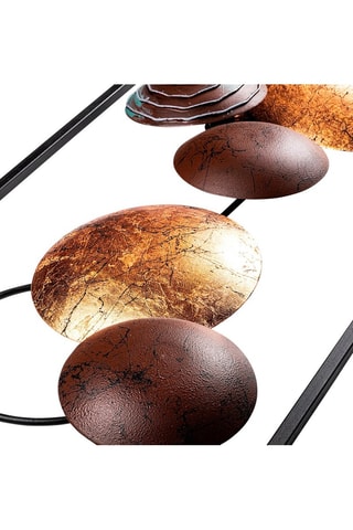 Décoration murale Textured - 
Doré et bleu