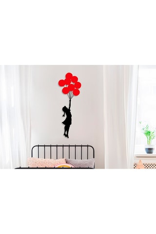 Décoration murale "Fille aux ballons volants" - Banksy