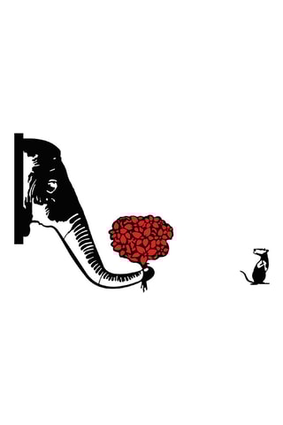 2 décorations murales Banksy Metal 04 - Noir - 72 x 72/16 x 20 cm