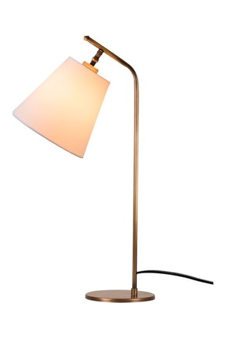 Lampe à poser Salihini - Doré et beige