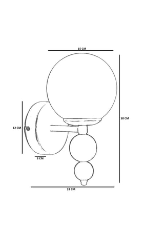 Applique murale - Noir - 40 W