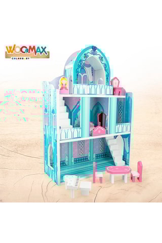 Château en bois - 10 pièces Dès 3 ans