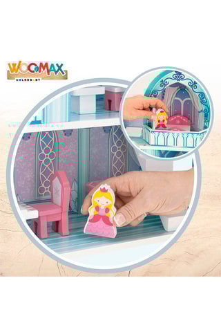 Château en bois - 10 pièces Dès 3 ans