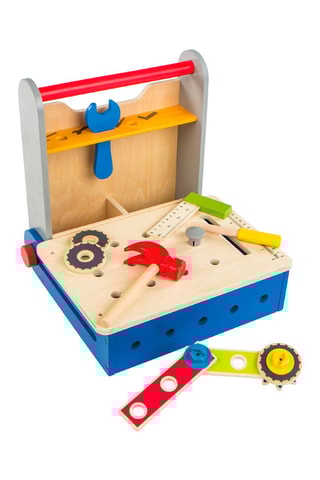 Mallette d'outils en bois 20 pièces - Dès 3 ans