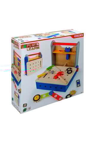 Mallette d'outils en bois 20 pièces - Dès 3 ans