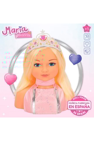 Tête à coiffer Maria Princesse 28 pièces - Dès 3 ans